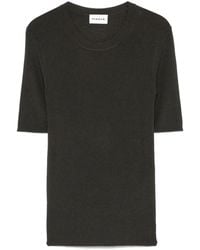 P.A.R.O.S.H. - P.A.R.O..H. Leila Ribbed-Knit Wool Top - Lyst