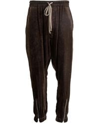 Rick Owens - Drawstring Zip-Cuff Trousers - Lyst