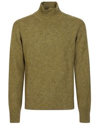 Altea - High-Neck Wool Sweater - Lyst