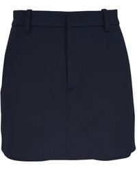 Vince - Straight Mini Skirt - Lyst
