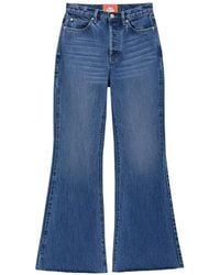 Hey Joanie - Eclipse Fray Flared Jeans - Lyst