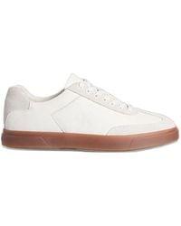 Calvin Klein - Lace-Up Leather Sneakers - Lyst