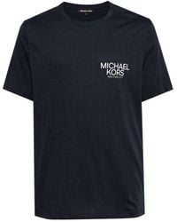 Michael Kors - T-shirt en coton à logo imprimé - Lyst