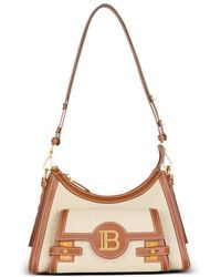 Balmain - B-Buzz Canvas Shoulder Bag - Lyst