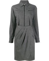 Ba&sh Twill Blousejurk - Grijs