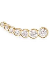 Sophie Bille Brahe - 18Kt Petit Croissant Diamond Earrings - Lyst