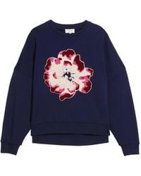 Ted Baker - Raynahh Floral-Embroidered Sweatshirt - Lyst