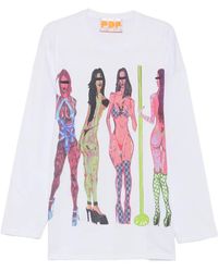 PDF - T-Shirt À Imprimé Graphique - Lyst