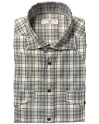 Luciano Barbera - Check-Pattern Shirt - Lyst