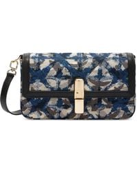 Furla - Iride Small Floral-Jacquard Crossbody Bag - Lyst