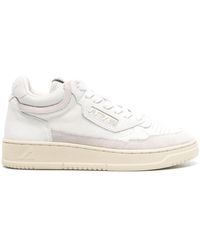Autry - Open Leather Sneakers - Lyst
