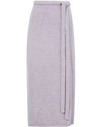 Proenza Schouler - Falda midi con cintura alta - Lyst