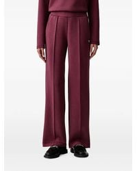 Guess - Olympe Pleat-Detail Logo-Patch Track Pants - Lyst