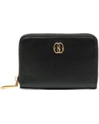 Bally - Portefeuille En Cuir À Plaque Logo - Lyst