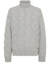 DSquared² - Pull En Maille Torsadée - Lyst