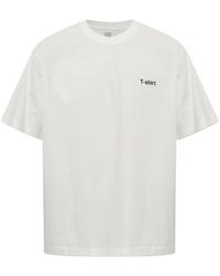 Vetements - Slogan-Print Crew-Neck T-Shirt - Lyst