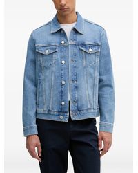 Joop! - Jaxon Button-Up Denim Jacket - Lyst