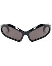 Balenciaga - Fennec Sonnenbrille mit ovalem Gestell - Lyst