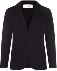 Lardini - Buttoned Wool Blazer - Lyst