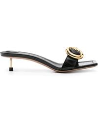 Jacquemus - Regalo Basses Croc-embossed Leather Sandal - Lyst