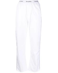 Sporty & Rich - Logo-Waistband Cotton Pyjama Trousers - Lyst