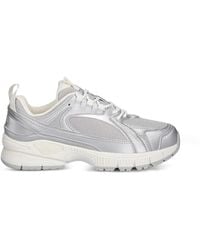 ARMANI EXCHANGE - Round-Toe Lace-Up Sneakers - Lyst