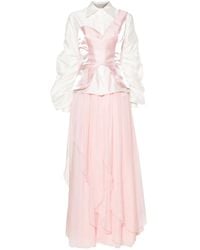 Gaby Charbachy - Draped Flared Skirt Set - Lyst