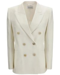 Givenchy - Double-Breasted Wool Blazer - Lyst