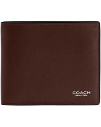 COACH - Portafoglio Bi-Fold - Lyst