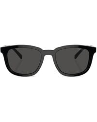 Prada - Logo-Engraved Square-Frame Sunglasses - Lyst