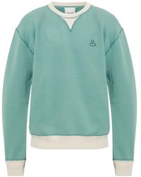 Isabel Marant - Miker Logo-Embroidered Sweatshirt - Lyst