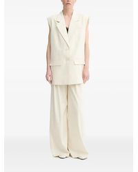 Gestuz - Padded-Shoulder Sleeveless Gilet - Lyst