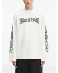 Vetements - Graphic-Print Long-Sleeve T-Shirt - Lyst