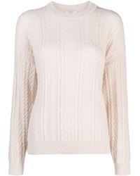 Peserico - Cable-Knit Wool-Blend Knitwear Jumper - Lyst