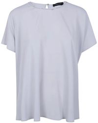 Fabiana Filippi - Round Neck Short Sleeves Classic Tee Shirt - Lyst