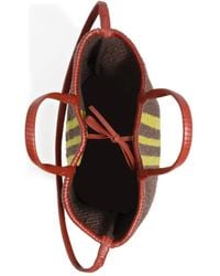 Bimba Y Lola - Bolso shopper con detalle a rayas - Lyst