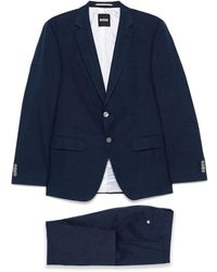 BOSS - Slub-Texture Suit - Lyst