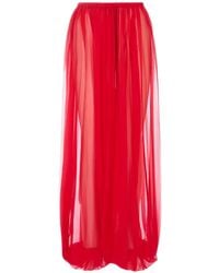 GIUSEPPE DI MORABITO - Sheer-Finish Palazzo Pants - Lyst