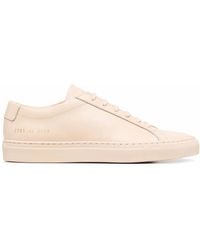 Common Projects - Beige Achilles Low-top Sneakers - Lyst