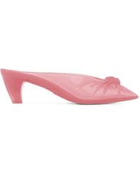 Chloé - Mules À Bout Pointu Et Détail De Nœud - Lyst