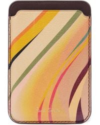 Paul Smith - Iphone-Kartenetui Mit Magsafe Swirl-Print - Lyst