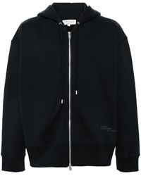 Studio Nicholson - Logo-Print Zip-Up Hoodie - Lyst