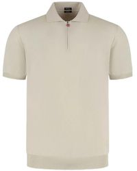 Kiton - Poloshirt Met Rits - Lyst