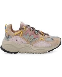 Flower Mountain - Yamabushi Suede-Panelled Sneakers - Lyst