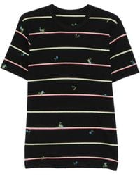 JNBY - Embroidered Stripd T-Shirt - Lyst