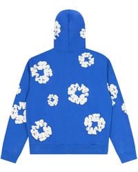 DENIM TEARS - Wreath-Print Zip-Up Hoodie - Lyst