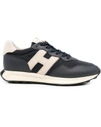 Hogan - H601 Sneakers Mit Logo-Patch - Lyst
