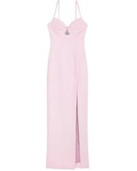 Blumarine - Crystal-Embellished Maxi Dress - Lyst