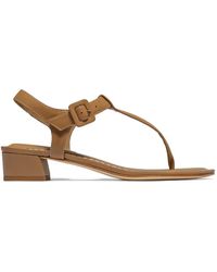 Bernardo - Goyara Buckle T-Strap Sandals - Lyst