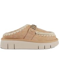 Mou - Bounce Sheepskin Mules - Lyst